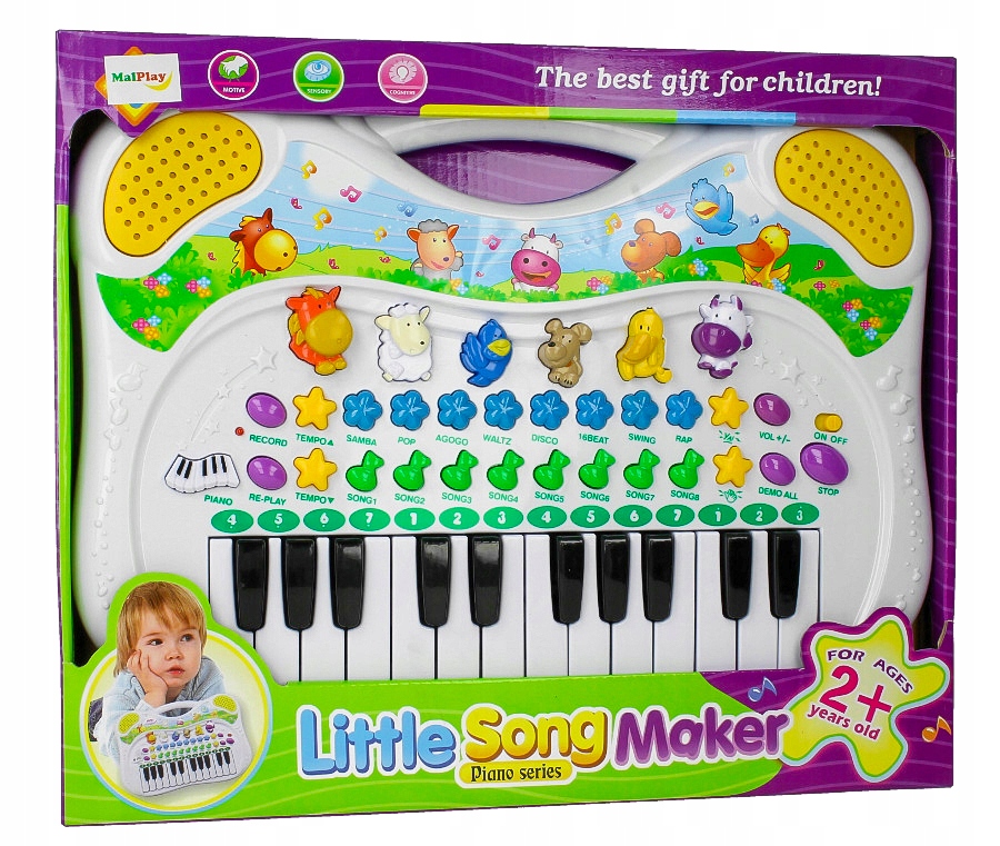 Pianinko Interaktywne Ze Zwierzatkami Organki U18 Szerokość produktu 38 cm