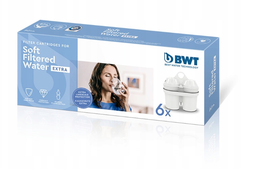 Wkład filtrujący do dzbanka Bwt Soft Filtered Water 6 szt.