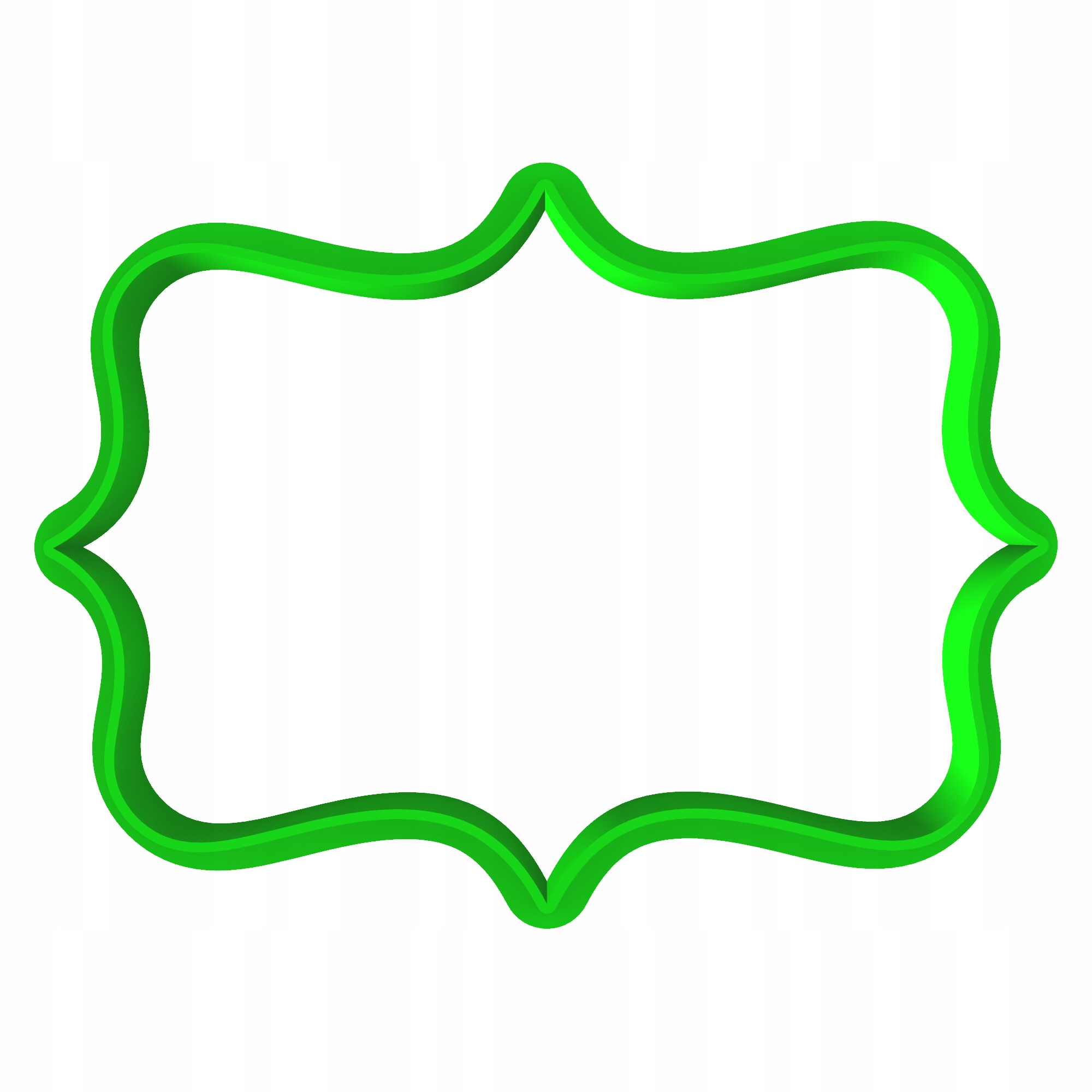 

Foremka Wykrawacz Etykieta Plakietka Ramka 18 8cm