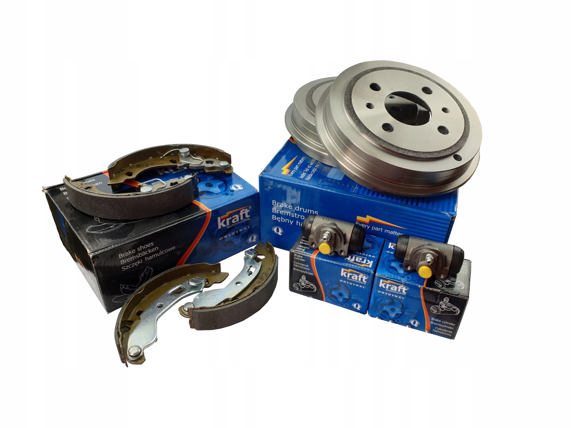 SZCZEKI BEBNY CYLINDERKI FIAT PANDA II BEZ ABS