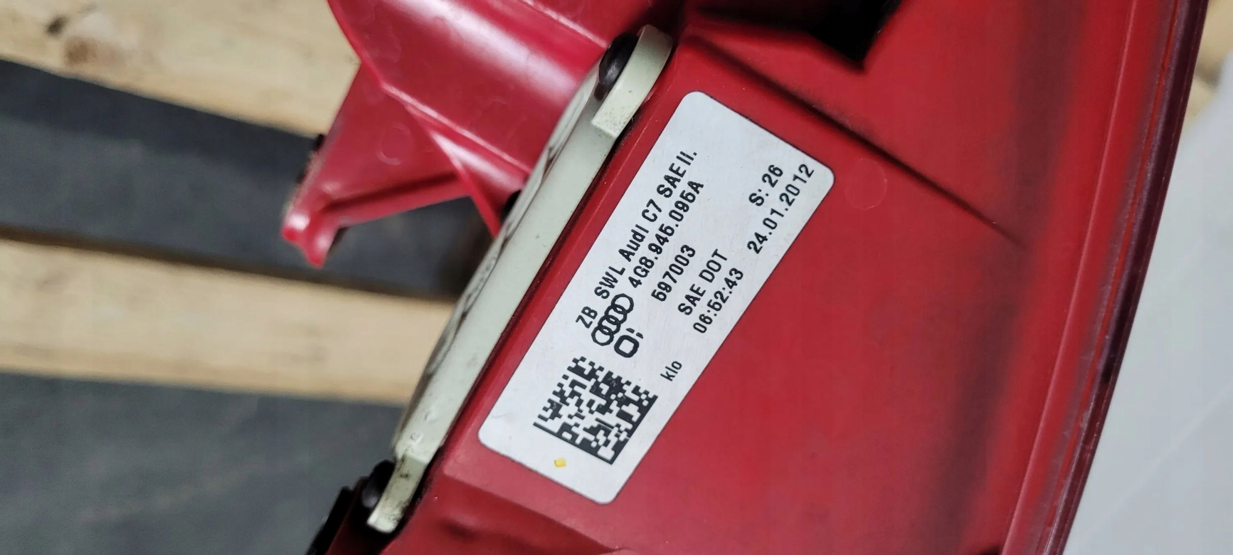 A7 4G S7 light left left rear part W fender 4G8945095A USA