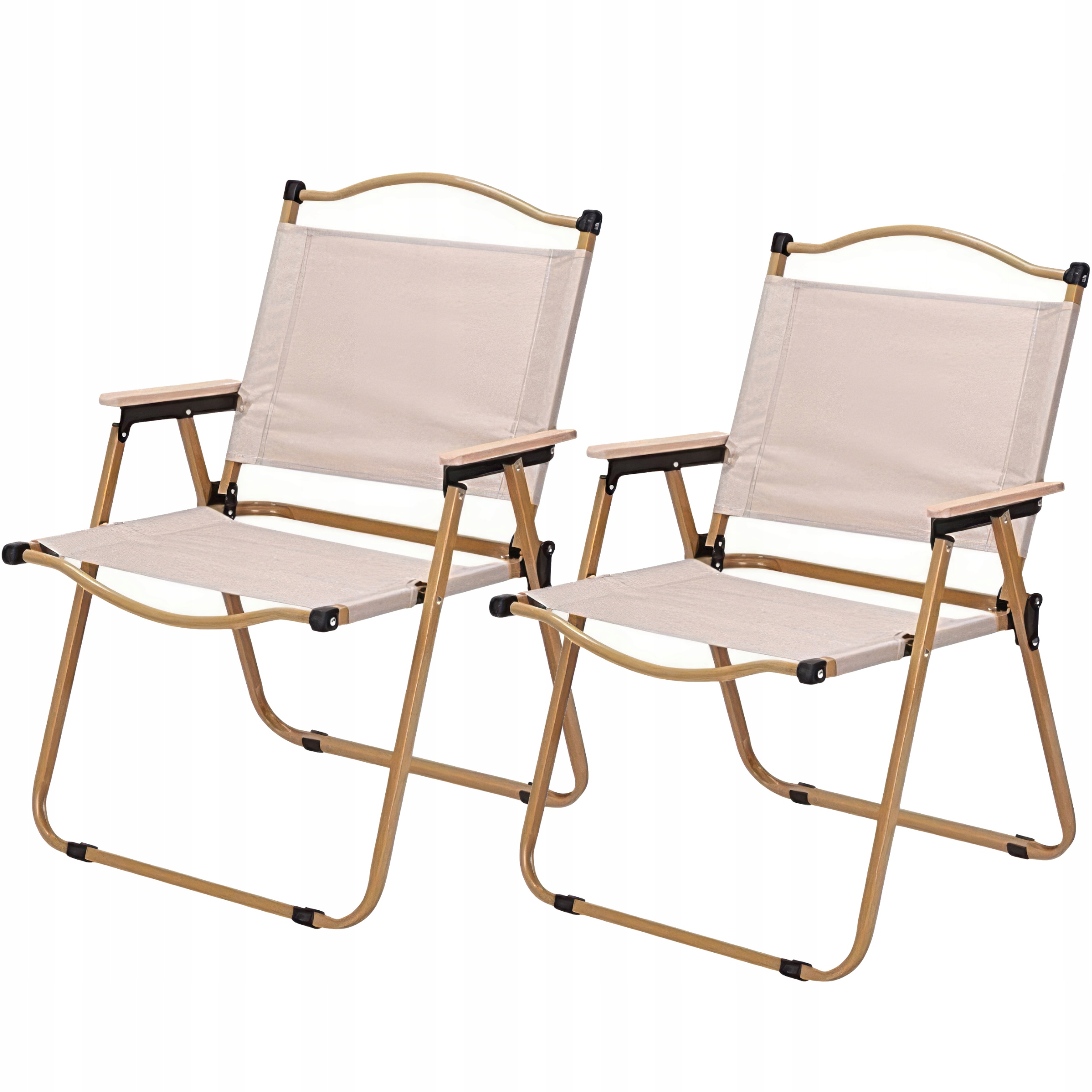 Krzesło Ogrodowe Turystyczne Składane Balkonowe Plażowe Wędkarskie 78cm X2