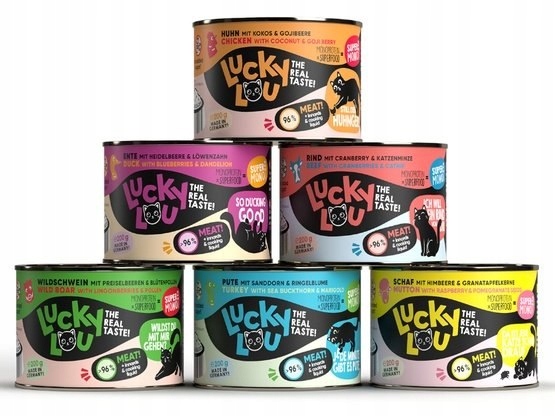 Levně Lucky Lou SuperMono Multipack konzervy 6 x 200 g