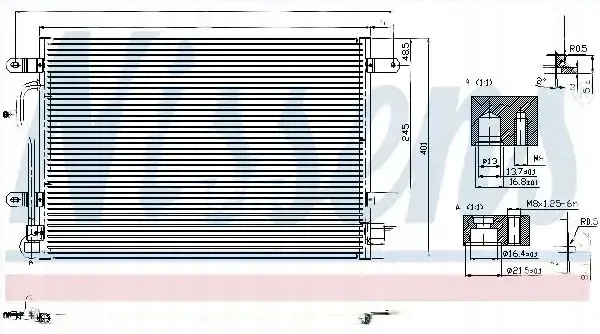 Skraplacz, klimatyzacja NISSENS 94583