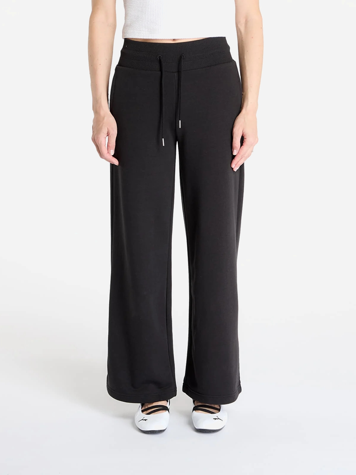 kalhoty Wardrobe Ess Relaxed Wide Leg Sw