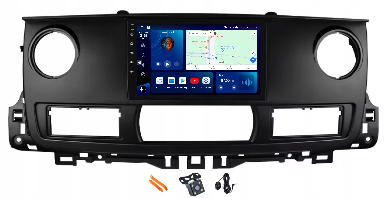 Rádio Android Navigácia Qled Carplay 128GB Lte Gps Dsp Renault Master 03-11