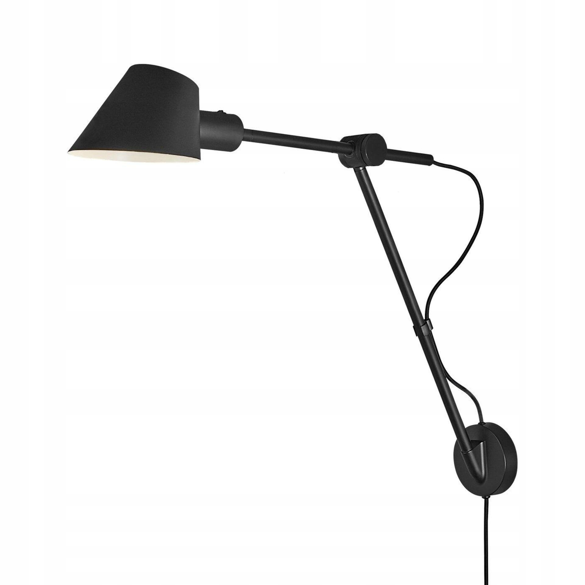 Nordlux Stay Long Wall čierne nástenné svietidlo 60W E27 s nastaviteľným rame