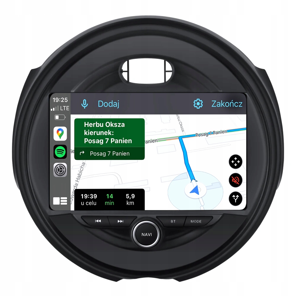 Mini Cooper F54 F56 F60 Android Carplay Radio Nawigacja 8GB/128GB Dsp