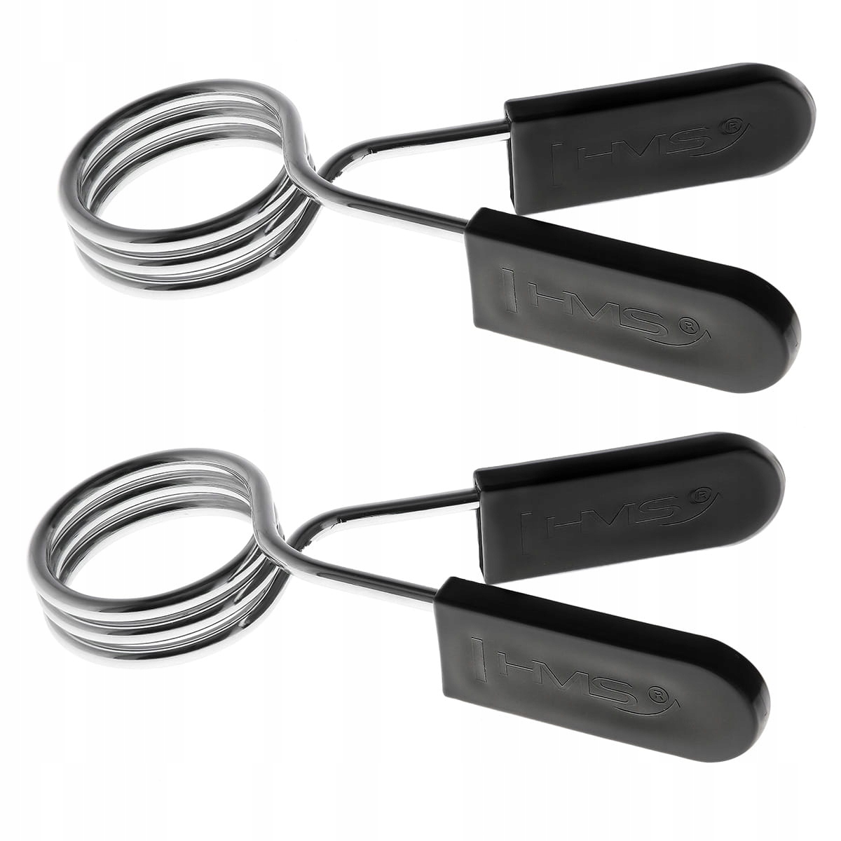 ZACISKI do gryfu SPRĘŻYNOWE HMS 2 szt 30mm ZGS SPORT SIŁOWNIA OBCIĄŻENIE Materiał stal chromowana
