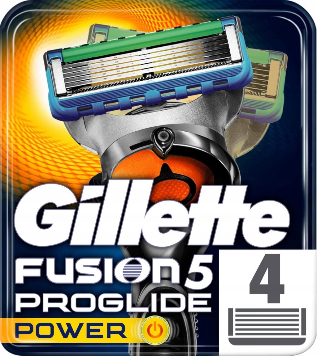 Gillette Fusion5 Proglide 4ks (Power) náplně Usa