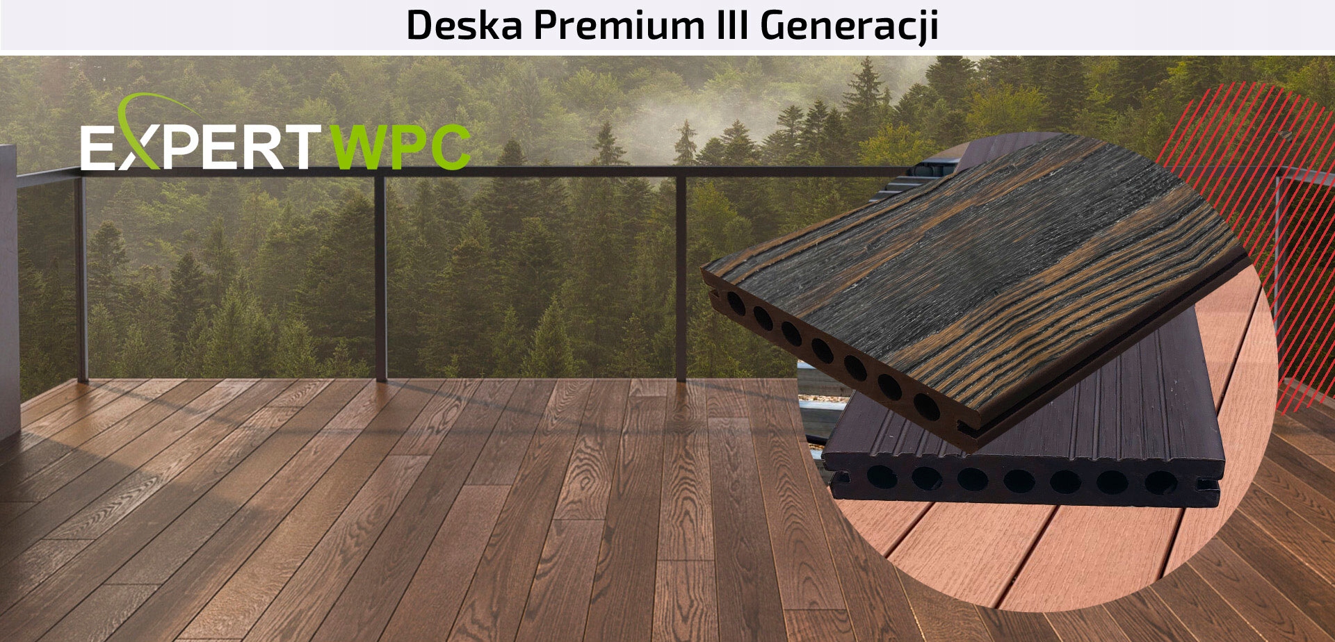 Deska tarasowa kompozytowa Premium WPC HIT ROKU Gama kolorystyczna odcienie beżu odcienie brązu odcienie szarego inny kolor