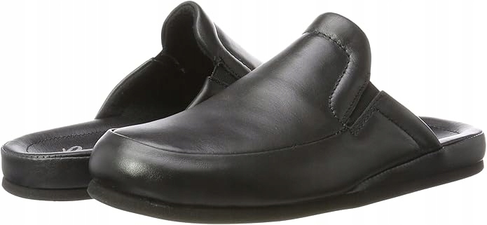 Beck Black Klasické Pánské Papuče Z Pravé Kože 47 J1B