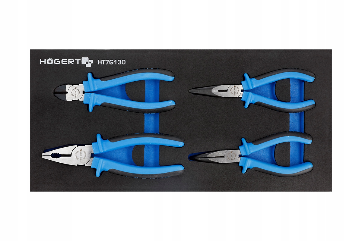 HOGERT HT7G130 WKŁAD ZESTAW SZCZYPIEC 4SZT 16-18CM Marka Hoegert Technik