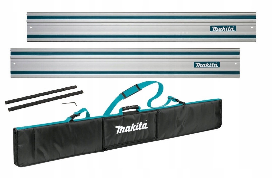Zestaw Makita 2x szyna 1,5m 199141-8 torba E-05664 łączniki do szyn