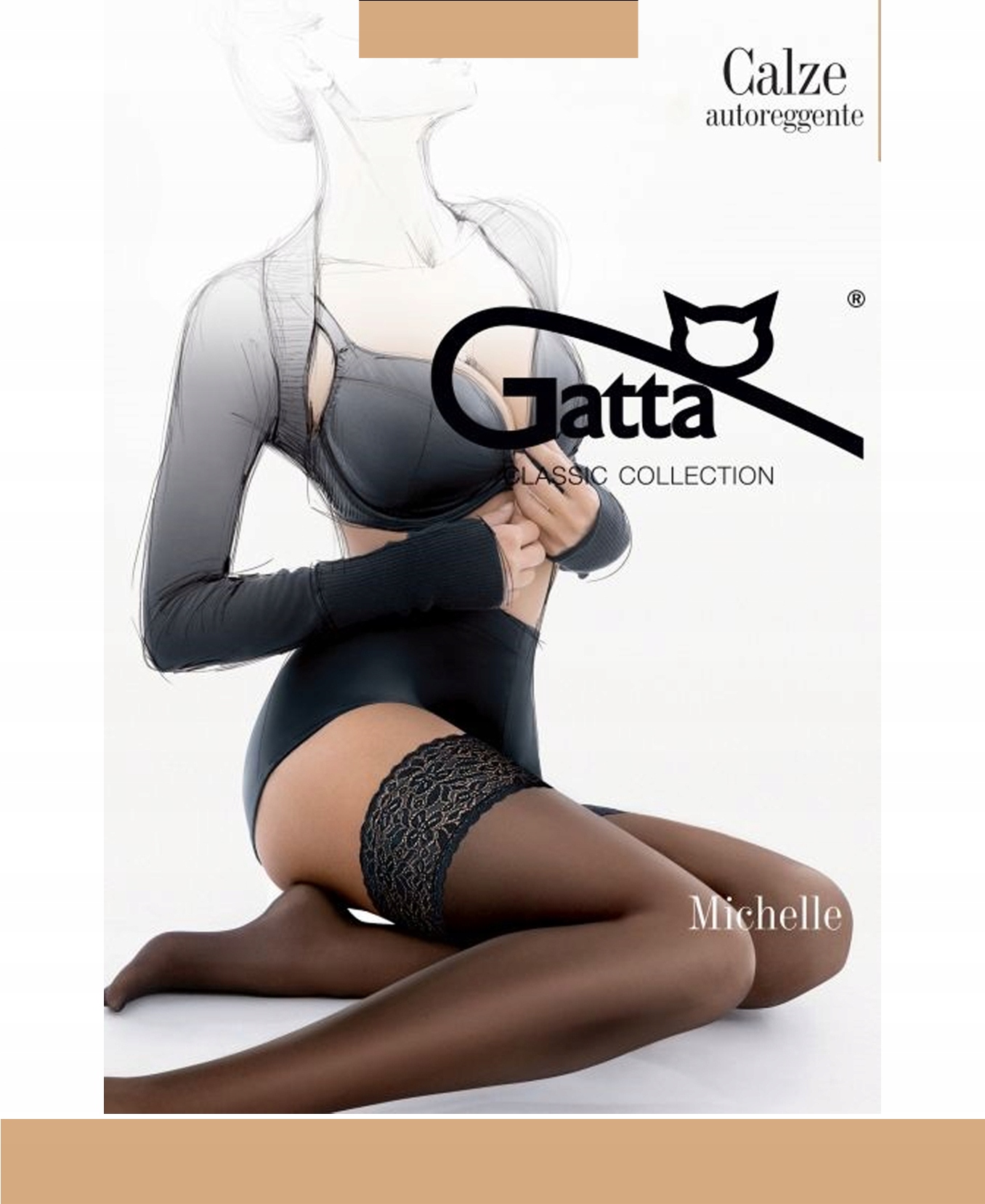 

Gatta Michelle Ponczochy samono wz.01/3-4/Visone