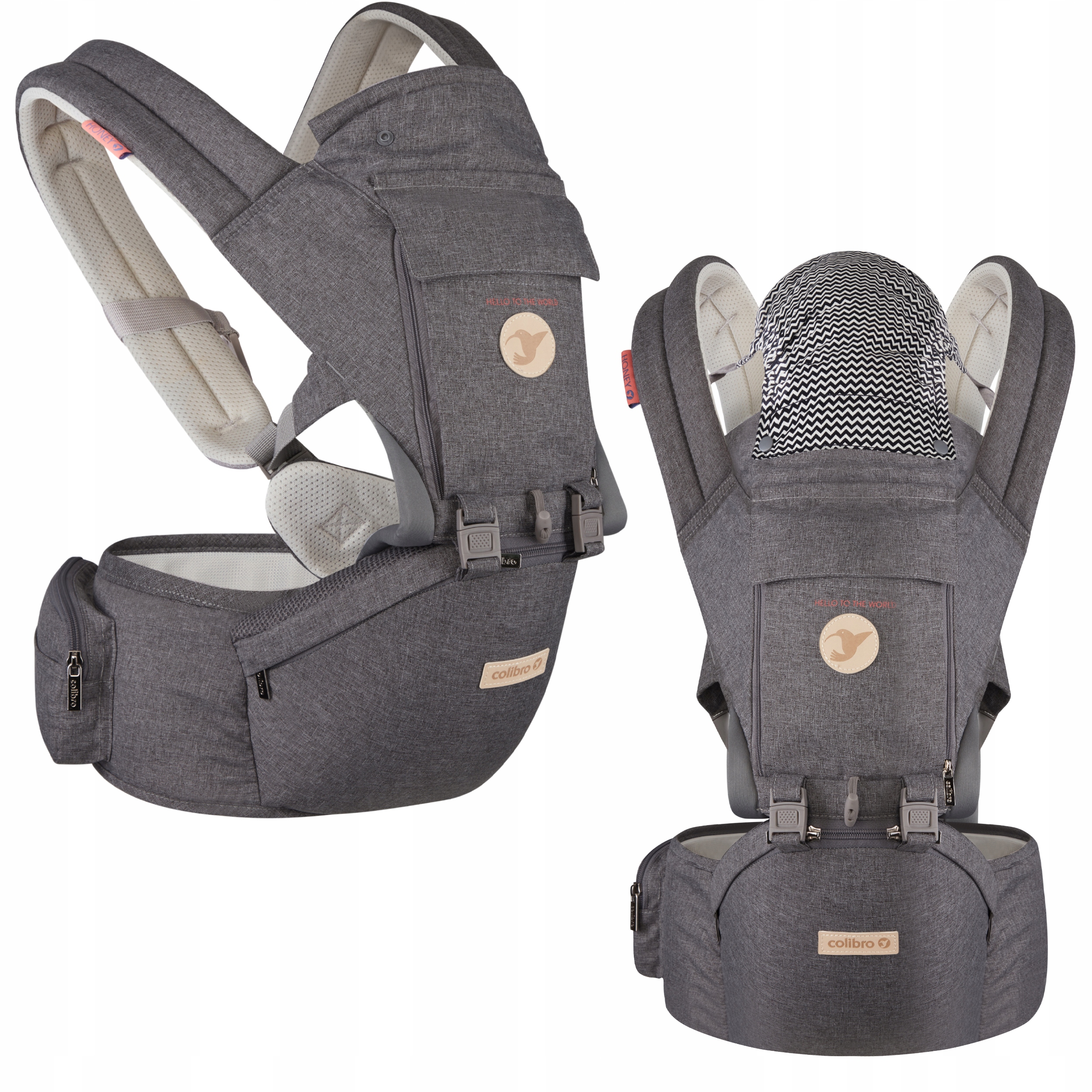 

Nosidełko Ergonomiczne dla dziecka Honey 12 W 1