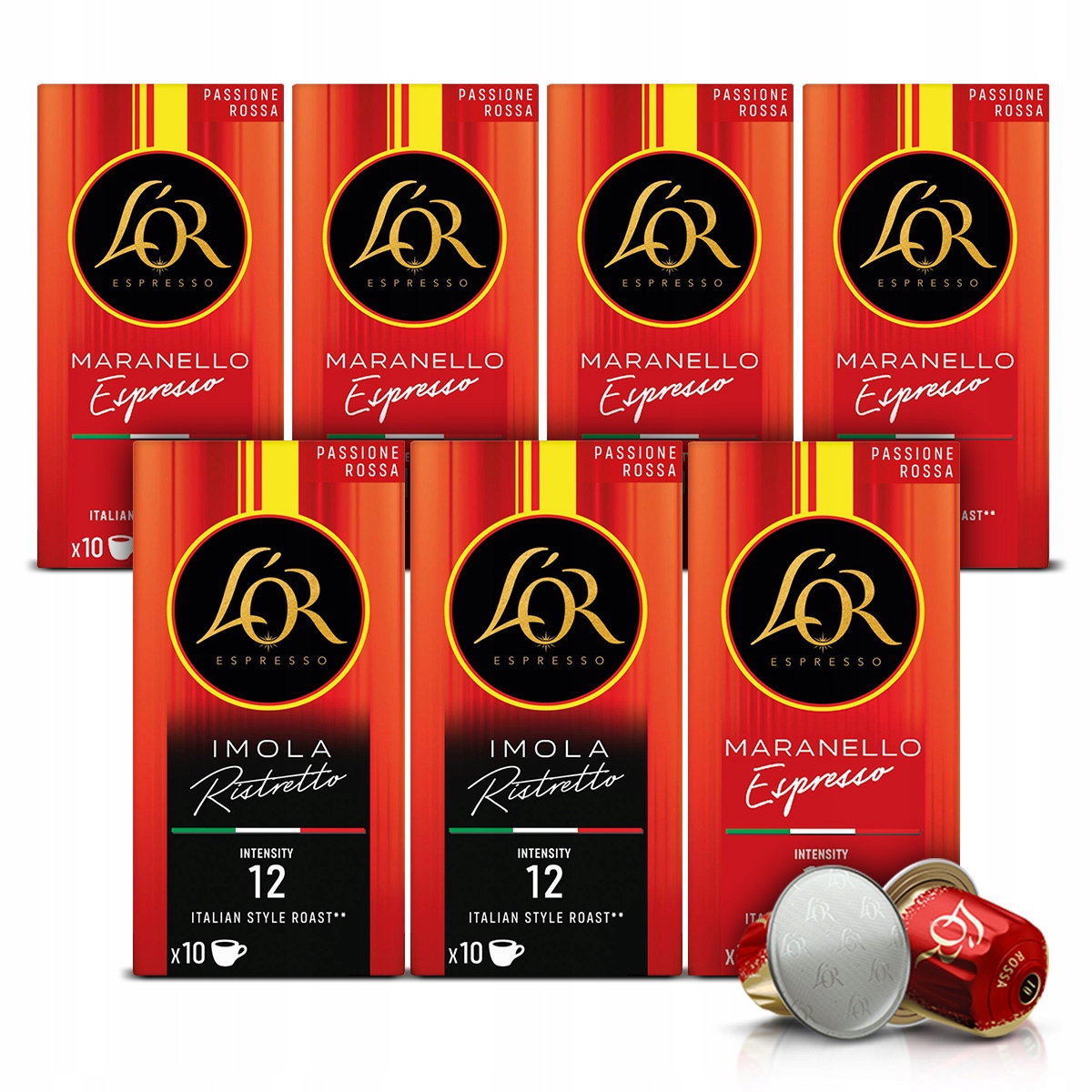 Kapsułki do Nespresso(r)* L'or Espresso, Ristretto 5+2 opakowania Gratis!