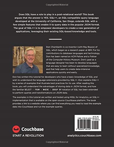 Chamberlin, Don SQL++ For SQL Users: A Tutorial Język publikacji angielski