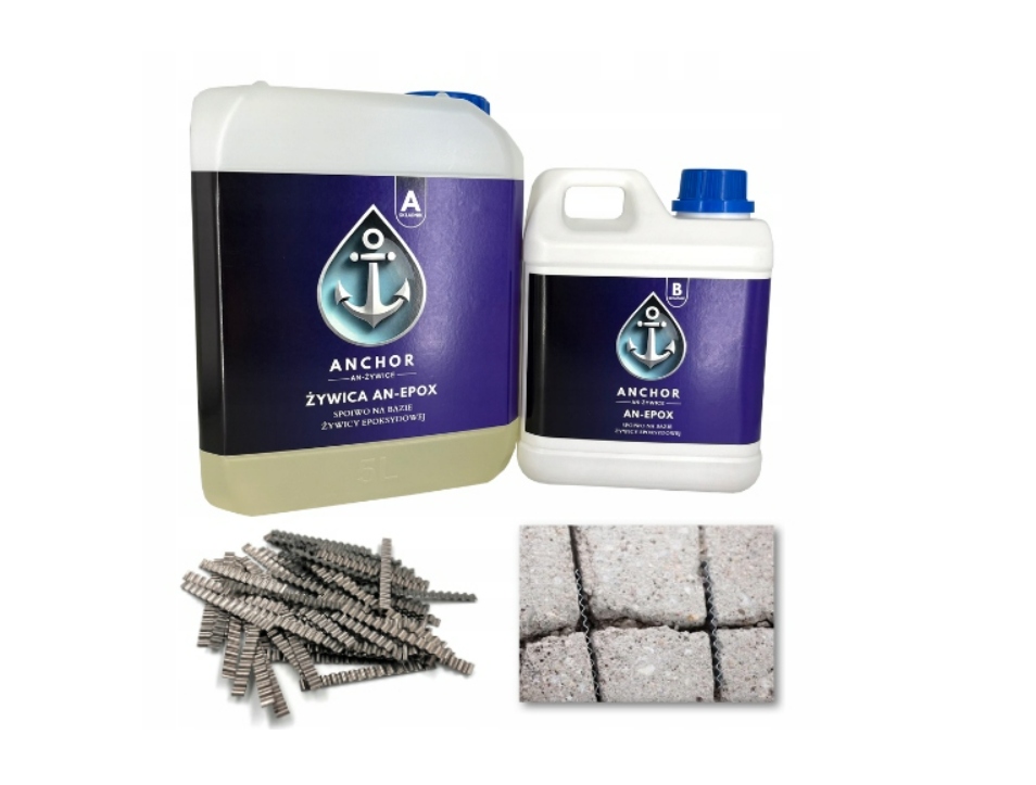 Anchor Epoxidová živica 5 kg 100 sponiek 5 kg