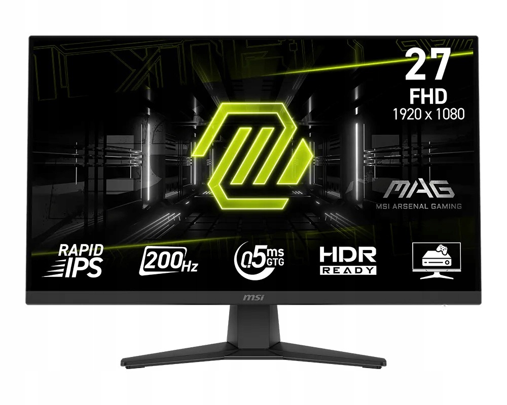 Msi Monitor 27 cali Mag 272F LED/FHD/Flat/200Hz/czarny