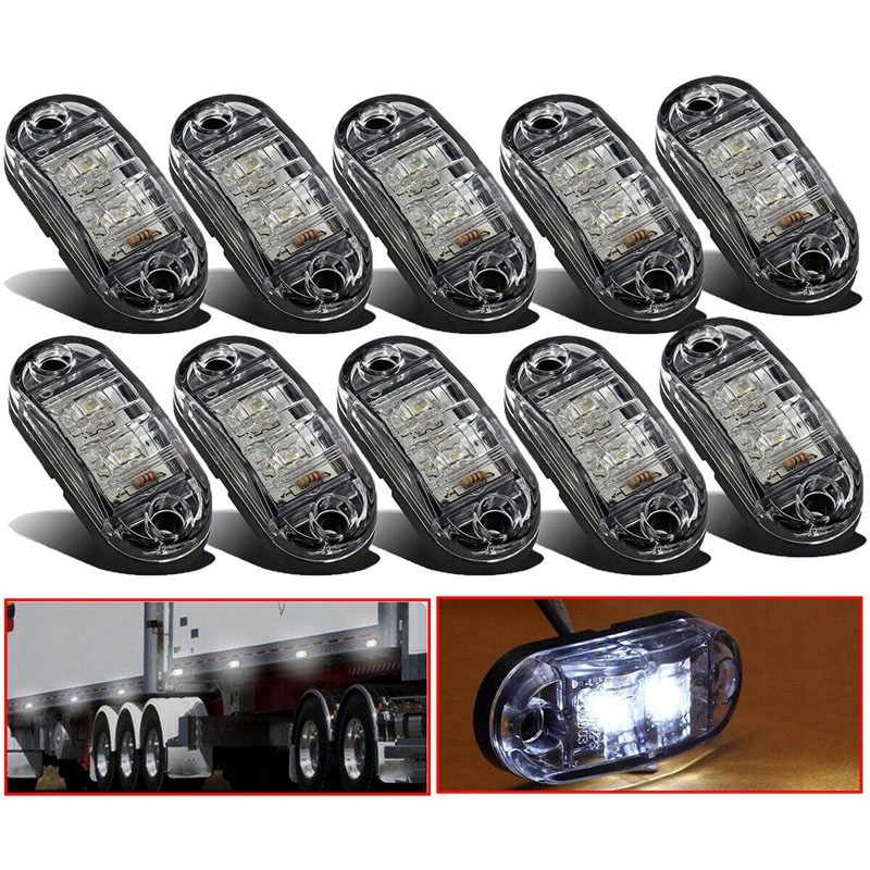 10X LAMPA OBRYSOWA OBRYSÓWKA DIODOWA LED OBRYSÓWKI