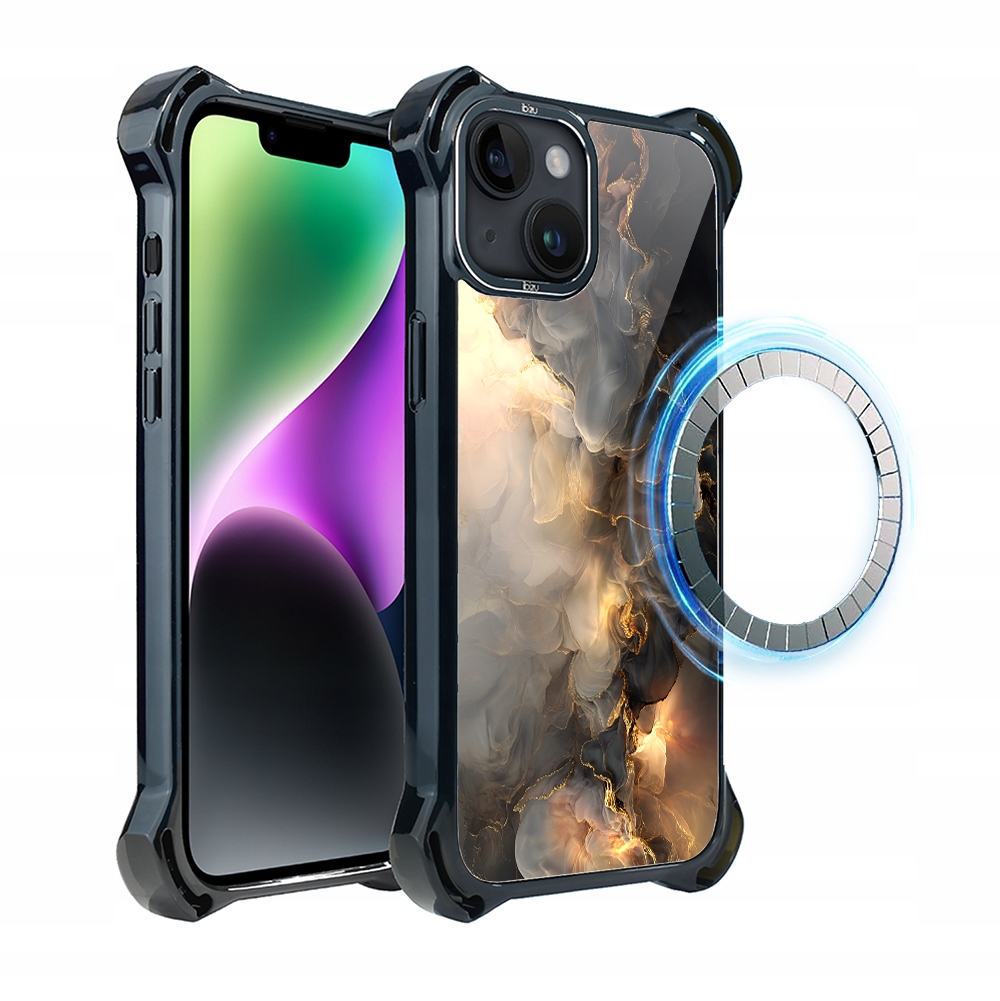 Pouzdro Ibizu DropGuard Ultra iPhone 14 s MagSafe, Stardust