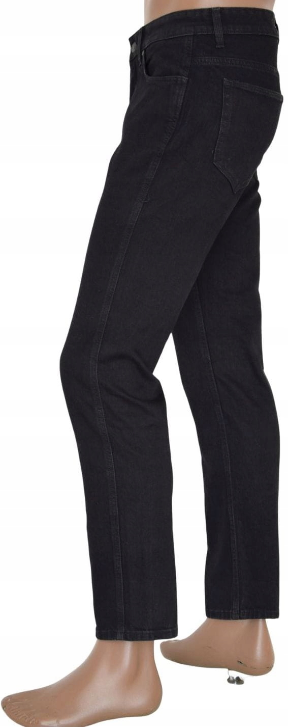 Pánské černé džíny Ventana 970-073, módní kalhoty pro každou příležitost VEL.40/32