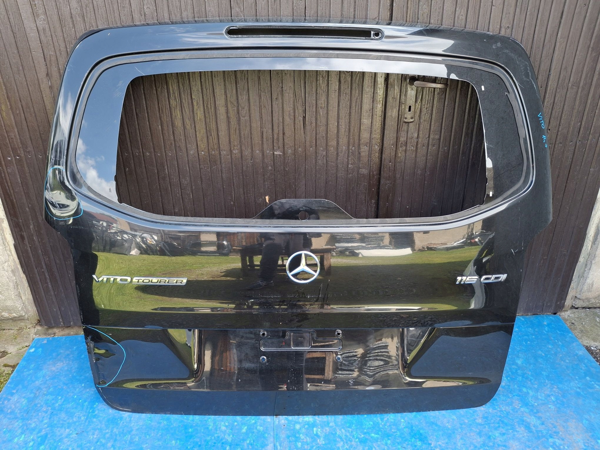 boot doors MERCEDES VITO below SZYBE W447 2014R->