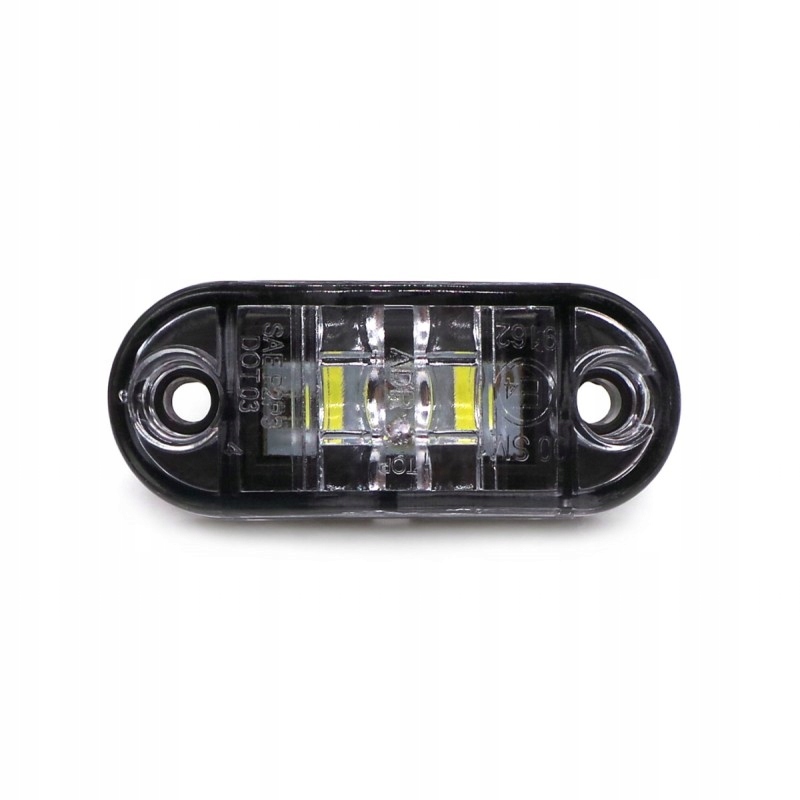 Lampa obrysowa 2 LED 12-24V Biała Producent części Inny