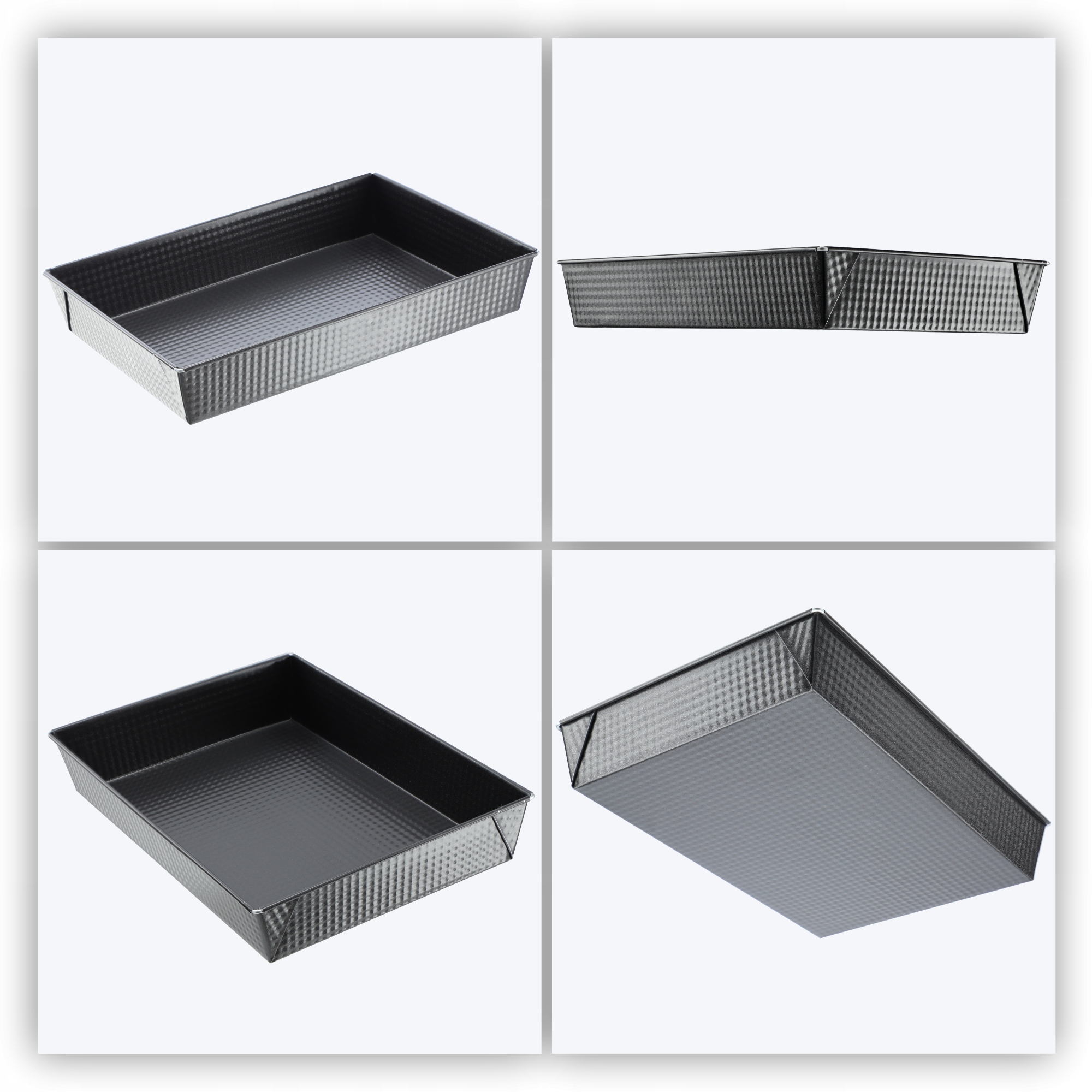 BLACHA FORMA DO PIECZENIA CIASTA NIEPRZYWIERALNA PROSTOKĄTNA 36x25x6 Materiał inny