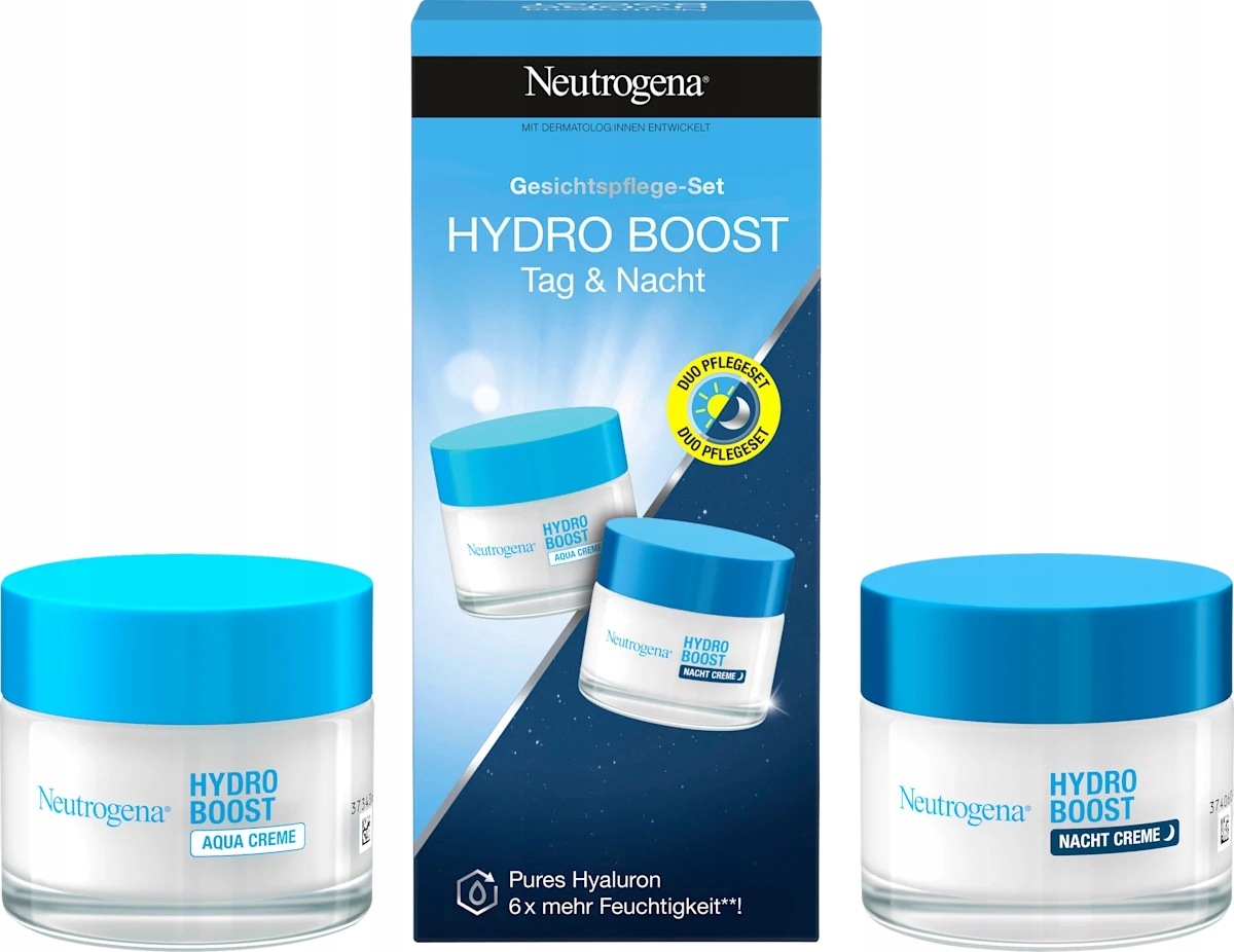 Neutrogena Hydro Boost Zestaw Krem Do Twarzy Na Dzień I Noc 2X 50ML