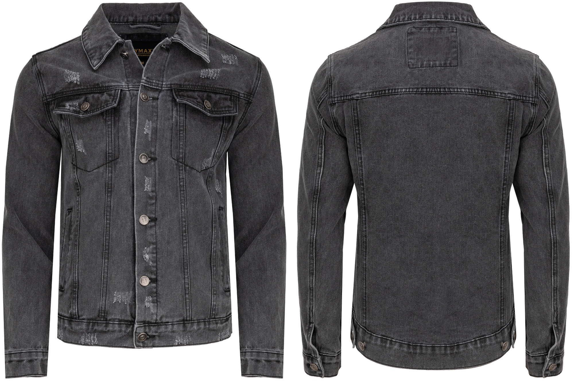 Pánská Šedá Džínová Katana S Škrábáním Pro Mládež XL