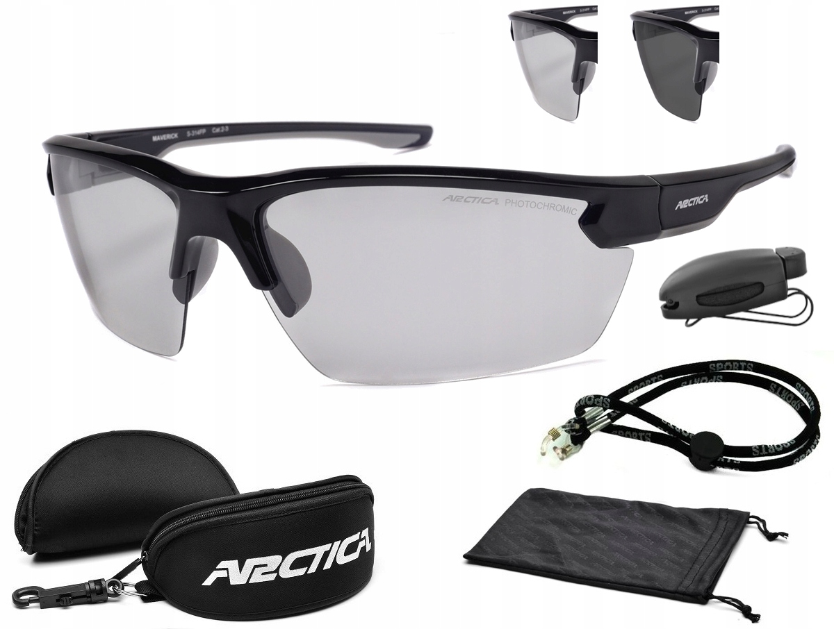Arctica Polarizační Fotochromatické brýle S-314FP Pro Běh Na Kole