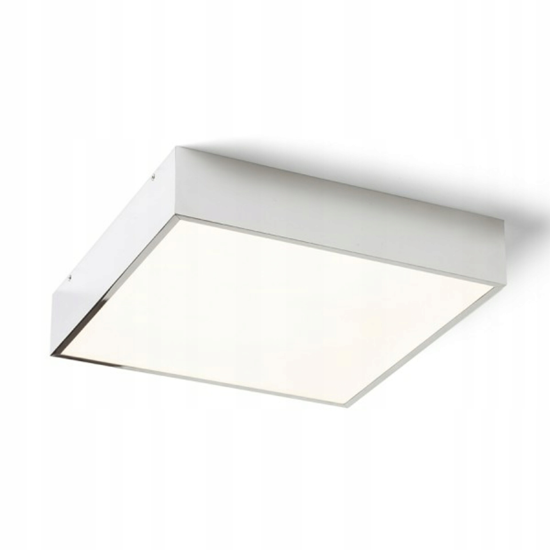 Rendl Merano Led 30 stropné svietidlo chróm, Led 16W, IP44, 3000K, 30x30 cm