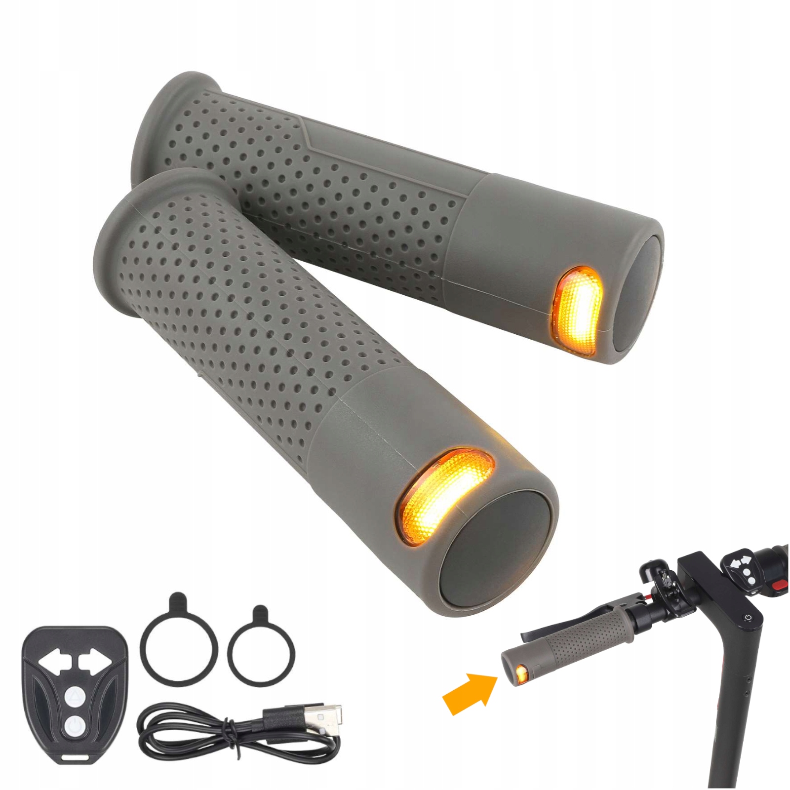 Univerzální gripy s směrovkami pro Xiaomi M365/PRO/PRO 2/1S/Ninebot