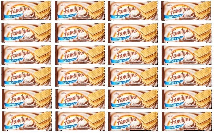 Levně 24 x 180 g Jutrzenka Rodinné kakaovo-smetanové oplatky Karton