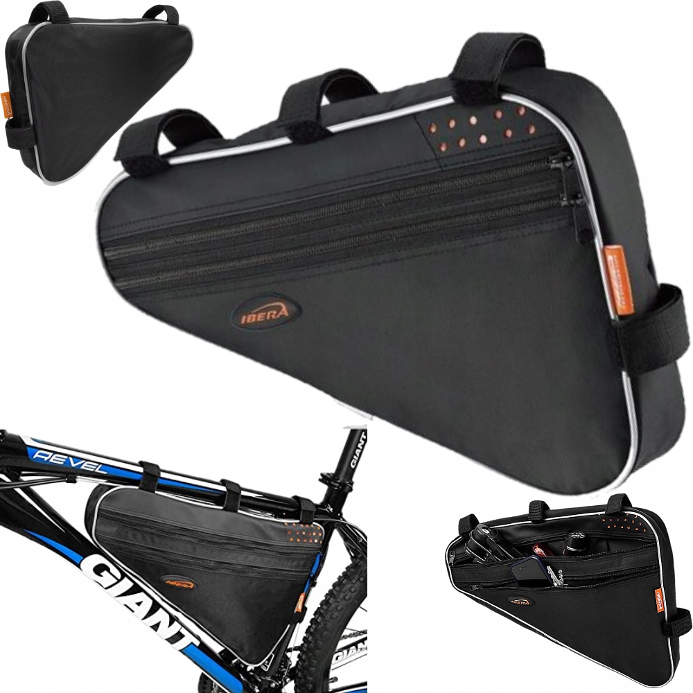 Sakwa Rowerowa Trójkątna Torba Pod Ramę XXL Ibera