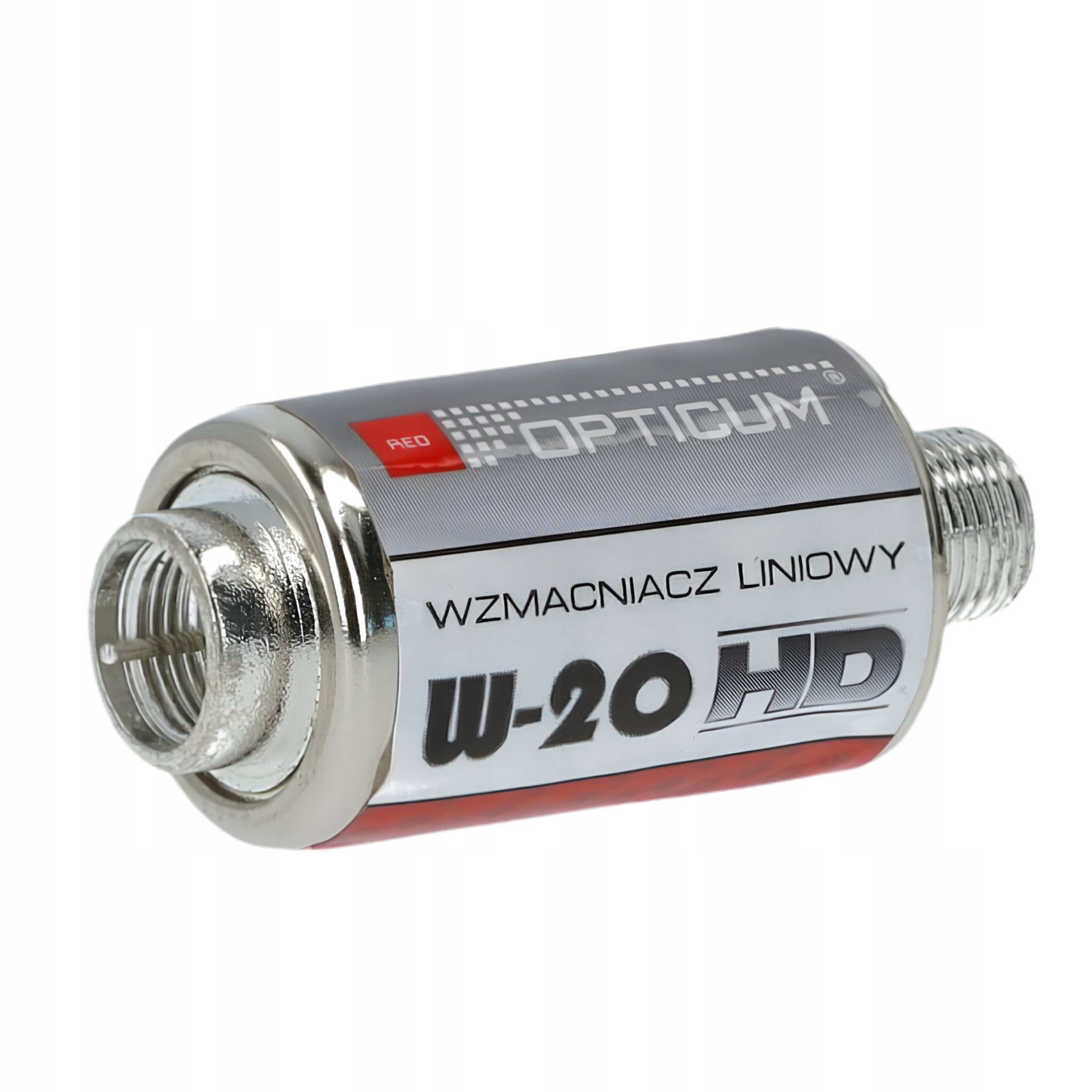 Wzmacniacz Antenowy Przelotowy Opticum W20 20dB DVB-T2 Tv Mocny