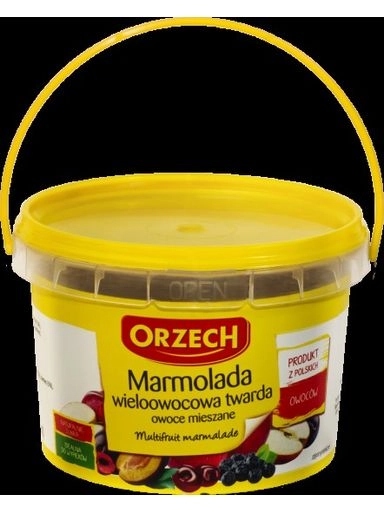 5 x Ořech Marmeláda mnohoplodá, tvrdá, 600 g