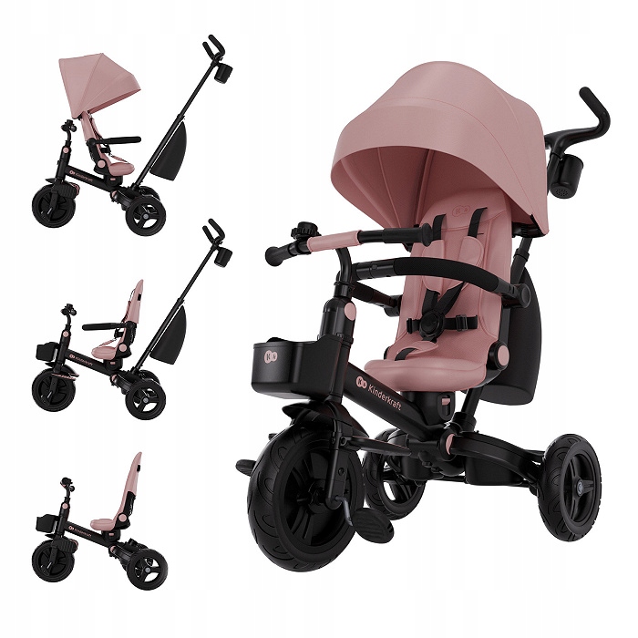 Kinderkraft Rowerek trójkołowy Aveo 2 Plus Pink