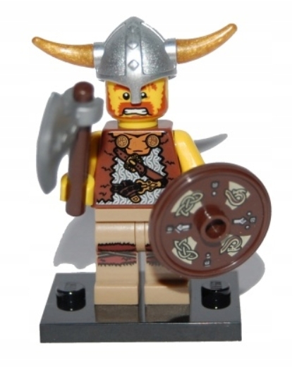 Lego Minifigurka col054 Viking col04-6 Unikát Nová Sáček 8804