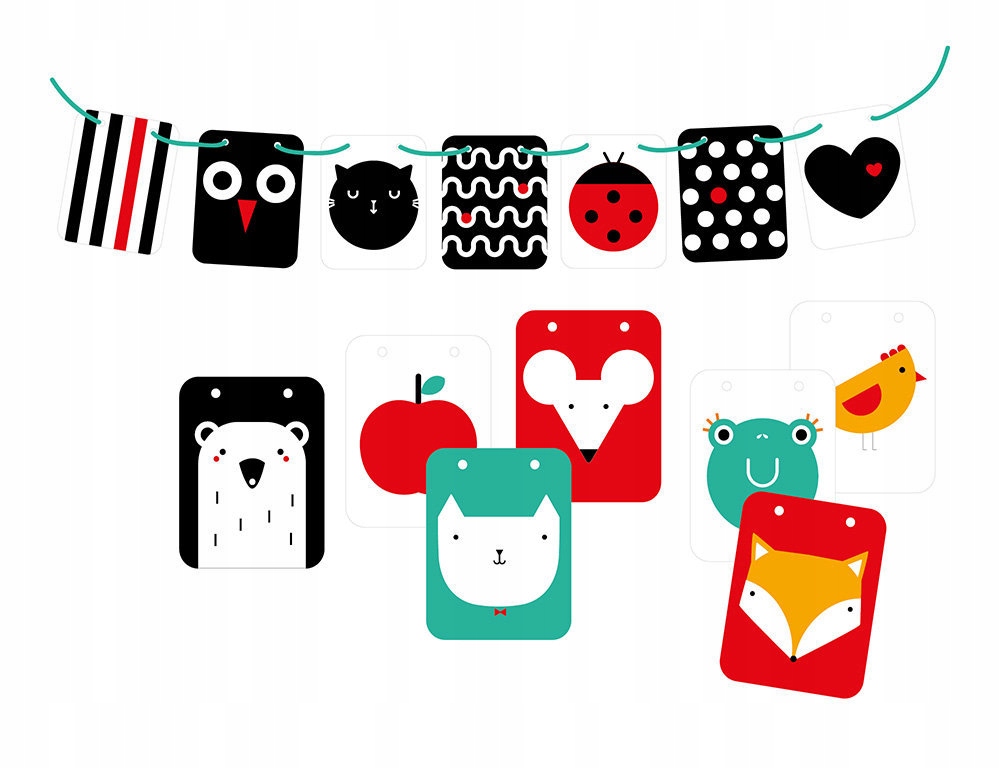 CZUCZU STARTER MALUCHA KSIĄŻECZKI KONTRASTOWE 0M+ Marka CzuCzu