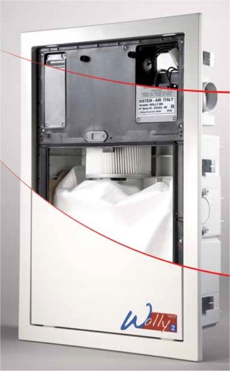 Odkurzacz Centralny SISTEMAIR WOLLY2 300 Jednostka