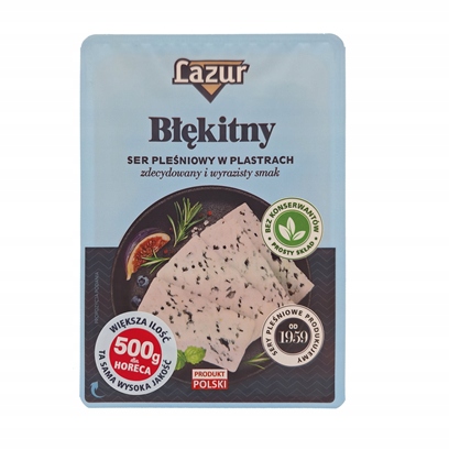 Lazur Modrý plísňový sýr v plátcích 500 g