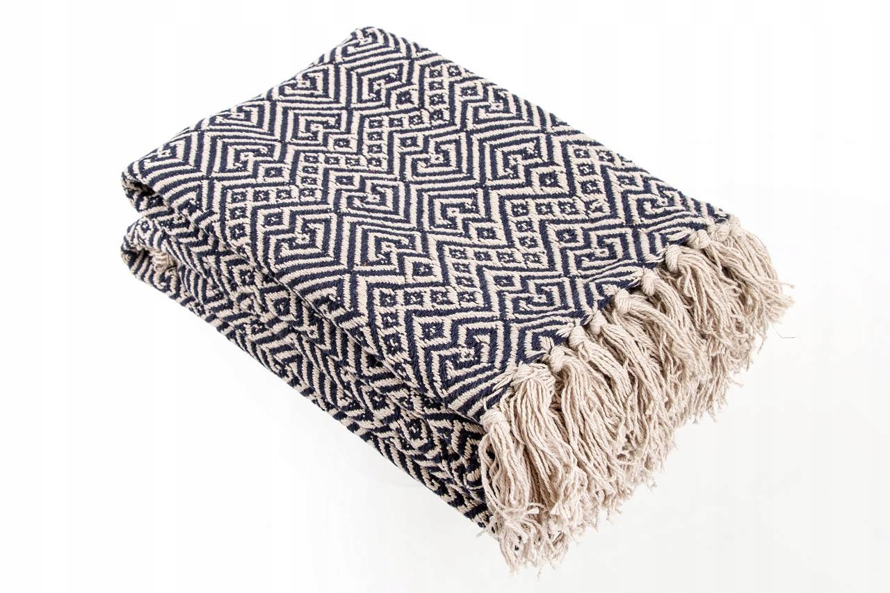 Pled koc z frędzlami