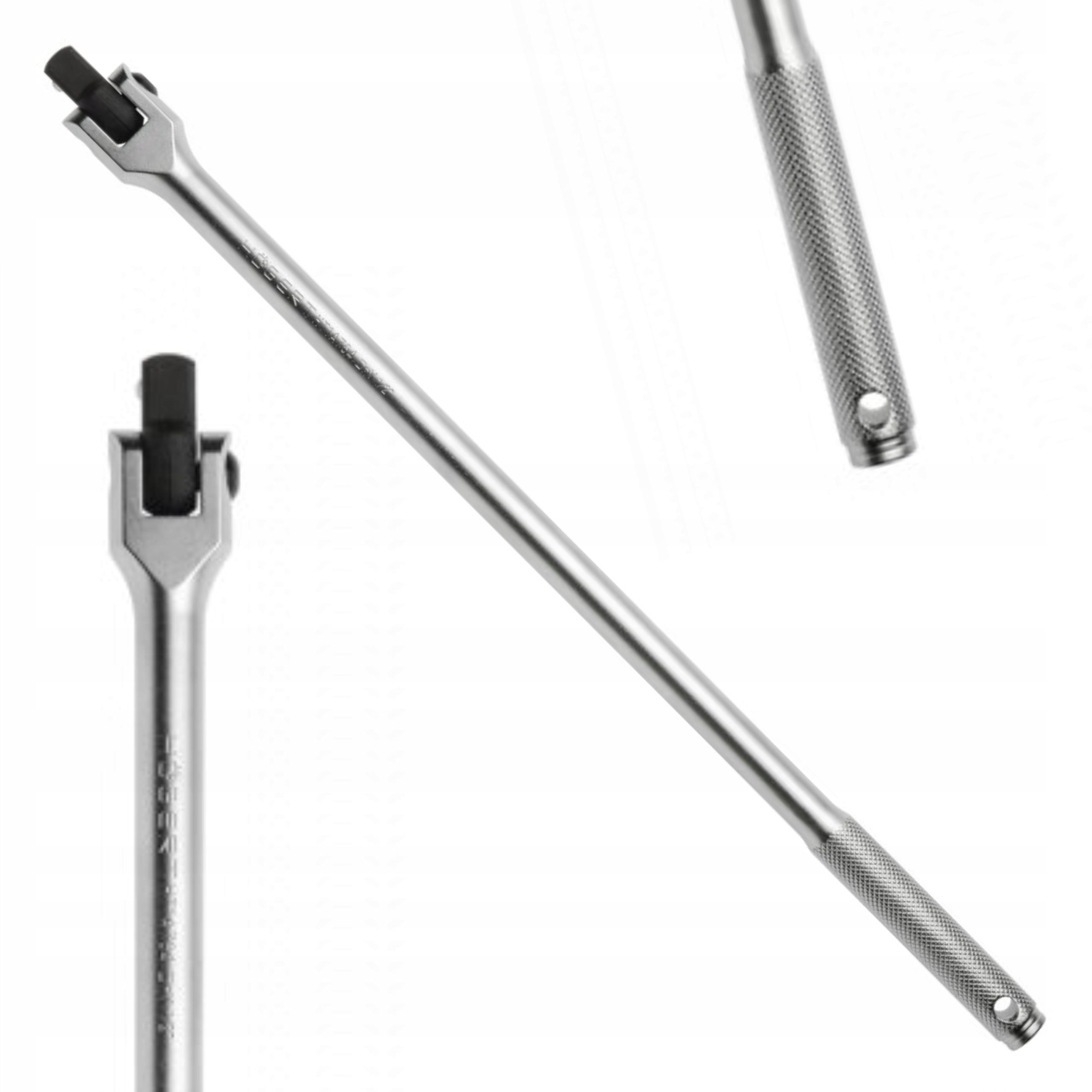 HOGERT KLUCZ NASADOWY POKRĘTŁO UCHYLNE DO NASADEK 1/2" 457mm HT1A764