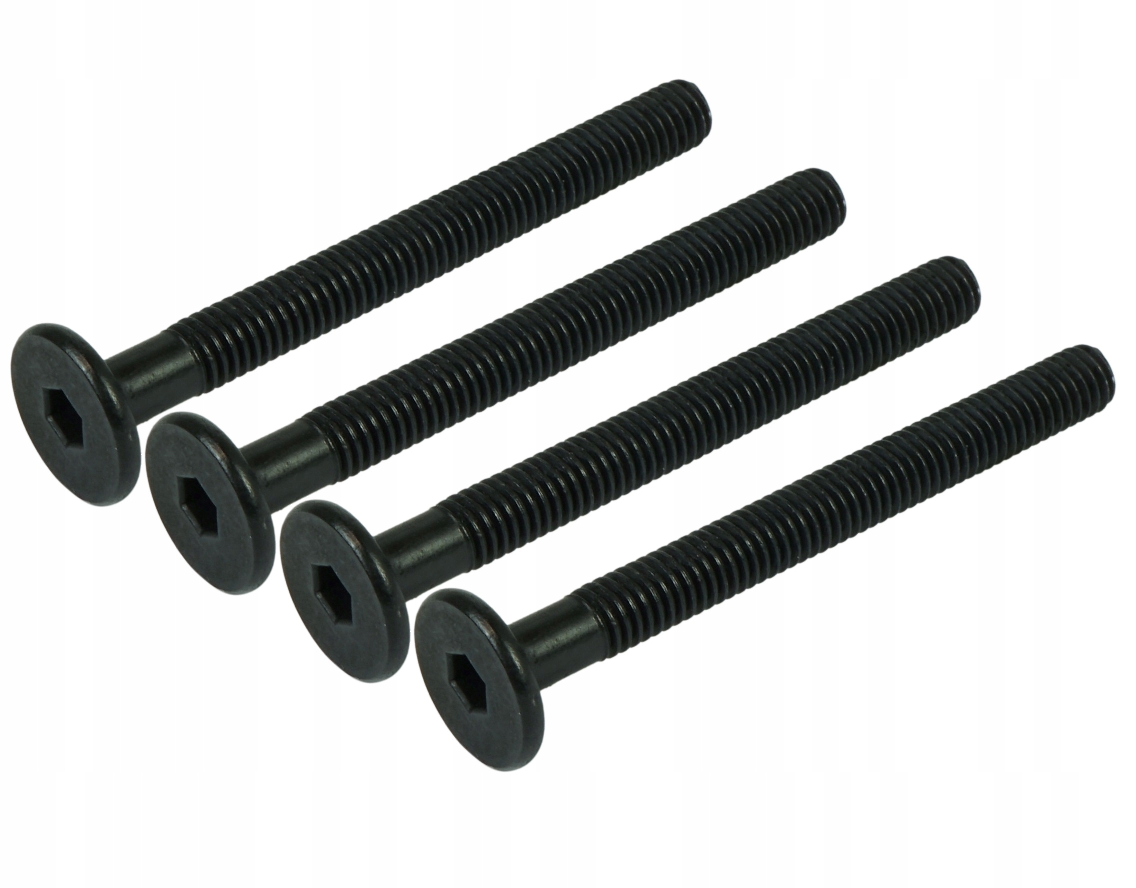 100 x šroub M6 x 120 mm s imbusovou válcovou hlavou, nábytkový šroub, metrický šroub