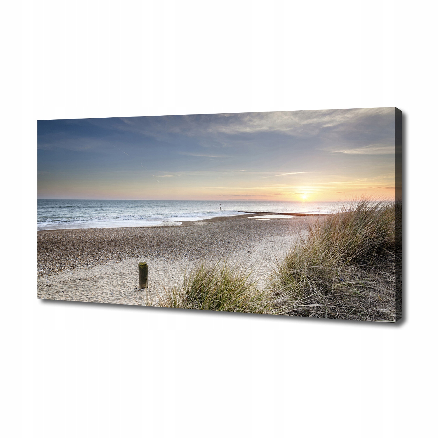 

Foto obraz canvas Zachód słońca i wydmy 140x70 cm