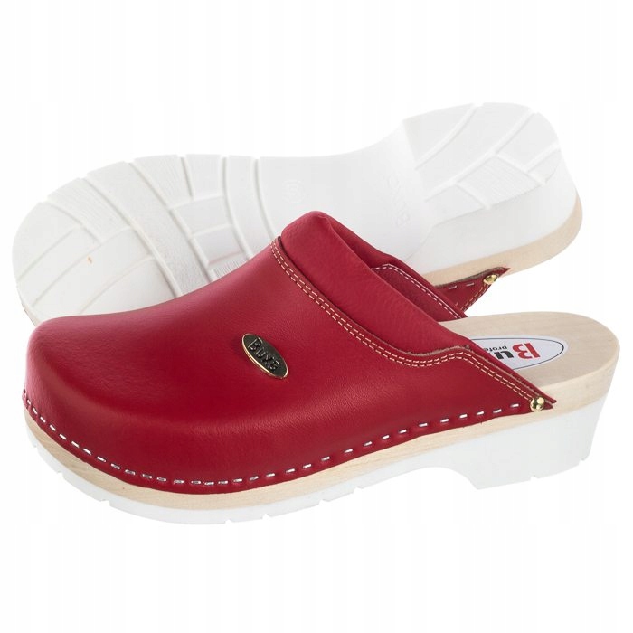 Boty Dřevěné chodítka Buxa Supercomfort Červené