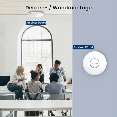 TENDA I27 AX3000 Punkt Dostępu WiFi 6 PoE WPA3 Zarządzanie Aplikacją — miniatura 5